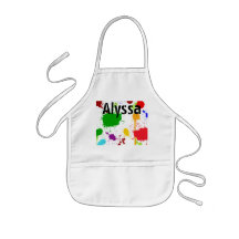 Peinture Splats Apron personnalisé pour enfant