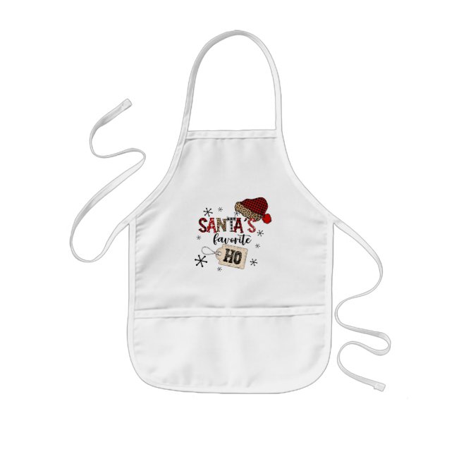 Tablier Enfant Père Noël favori Apron (Devant)
