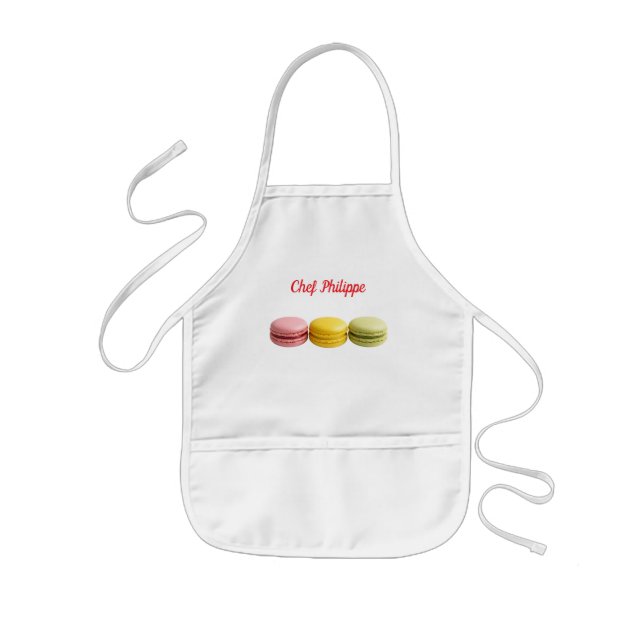 Tablier Enfant Personalized kid apron, custom name kid apron (Devant)
