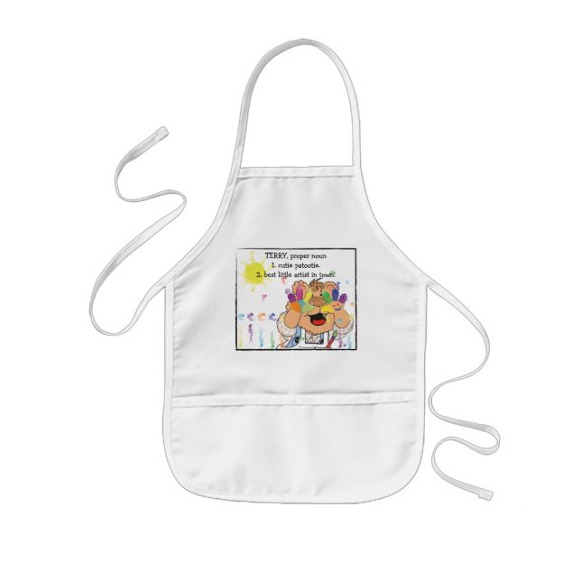 Tablier Enfant Personnaliser Apron pour "Best Little Artist" (Devant)