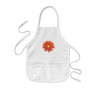 Tablier Enfant Pétales en mouvement – Graphisme de fleur vibrant
