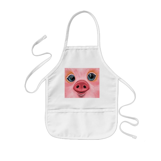 Tablier Enfant Petit bébé Piggy - Smile (Devant)