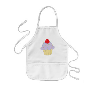 Tablier Enfant Petit gâteau pourpre
