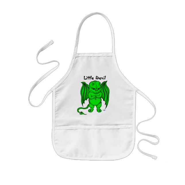 Tablier Enfant Petit méchant diable (Devant)
