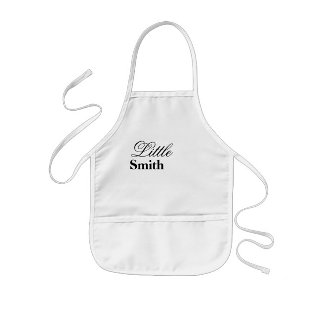 Tablier Enfant Petit nom personnalisé Smith (Devant)