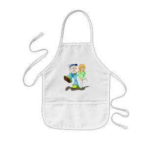 Tablier Enfant Petite amie et copine Apron pour enfants - Peintur