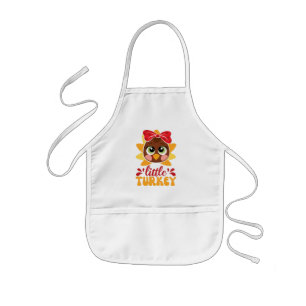 Tablier Enfant Petite fille d'Action de grâce Kids