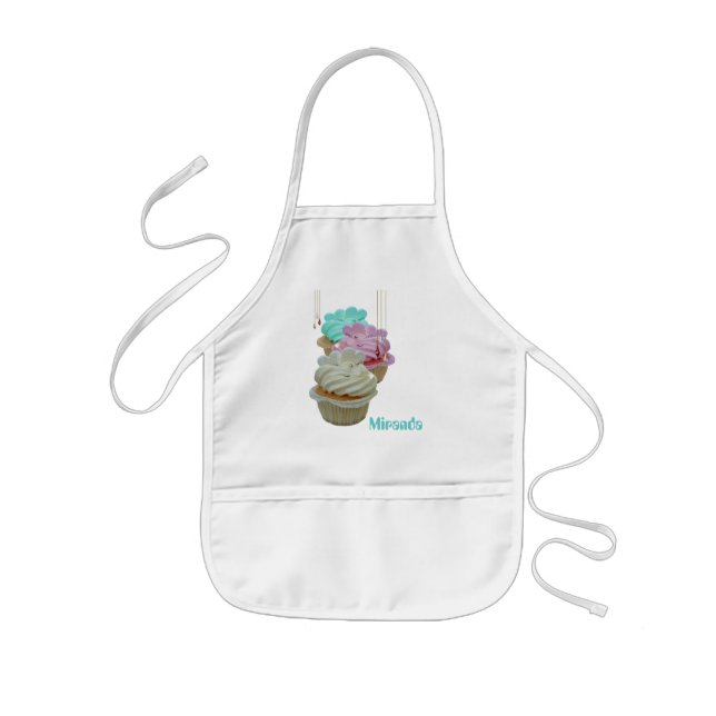 Tablier Enfant Petits gâteaux avec Bling ! (Devant)