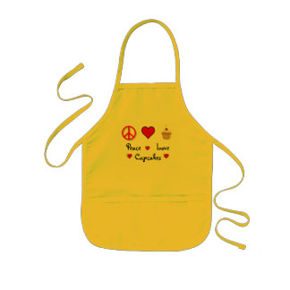 Tablier Enfant Petits gâteaux d'amour de paix