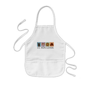 Tablier Enfant Petits T-shirts et cadeaux d'amoureux des chiens