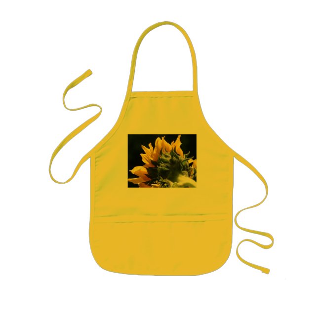 Tablier Enfant Photo couleur tournesol moderne (Devant)