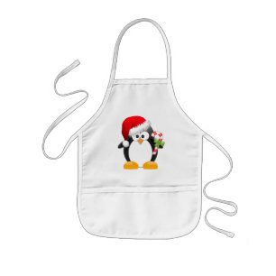 Tablier Enfant Pingouin de Noël