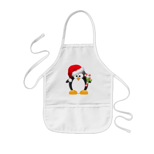 Tablier Enfant Pingouin de Noël (Devant)