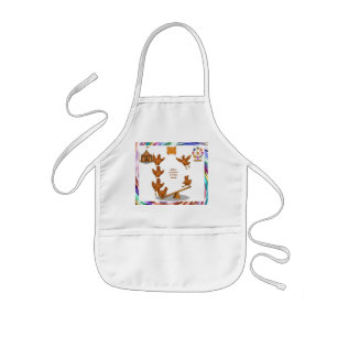 Tablier Enfant Poules gazouillantes escadron d'acrobates
