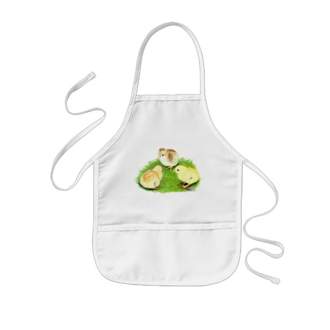 Tablier Enfant Poussins Aseel Blé (Devant)