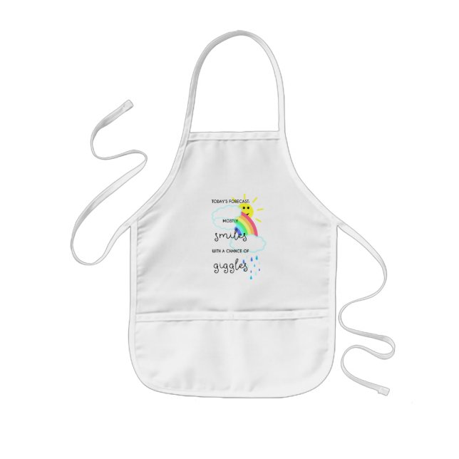 Tablier Enfant Prévision heureuse (Devant)