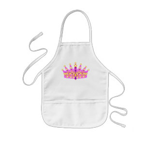 Tablier Enfant Princesse Tiara Party Apron