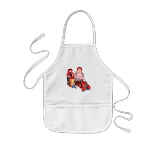 Tablier Enfant Raggedy Ann & Andy fire engine bloque les jouets