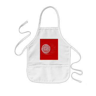 Tablier Enfant Rapide. Précipitation. Symbole dans le gris sur le