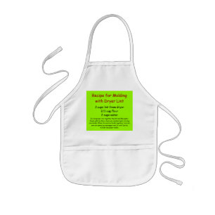 Tablier Enfant Recette de peluches de séchoir