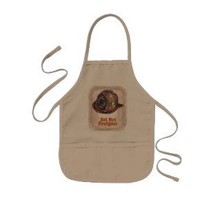 Tablier Enfant Red Hot FireFighter nom personnalisé Apron