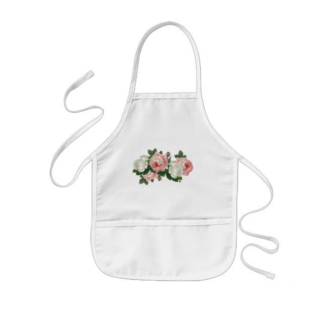 Tablier Enfant Romance florale (Devant)