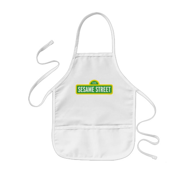 Tablier Enfant Rue Sésame | Logo couleur complète (Devant)