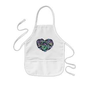 Tablier Enfant Sésame Sésame   Comte von Count Doodle Heart