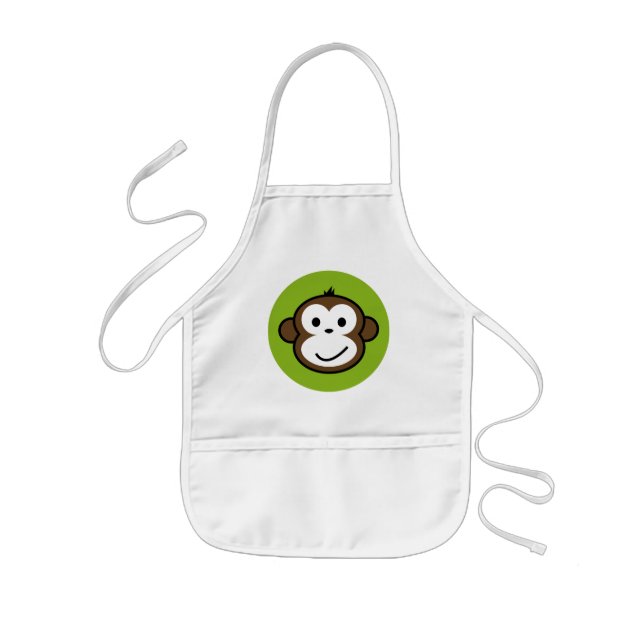 Tablier Enfant Singe effronté (Devant)