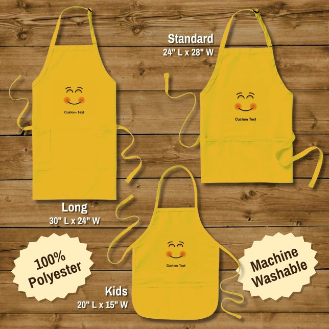 Tablier Enfant Smiling Face with Smiling Eyes Kids' Apron (Créateur téléchargé)