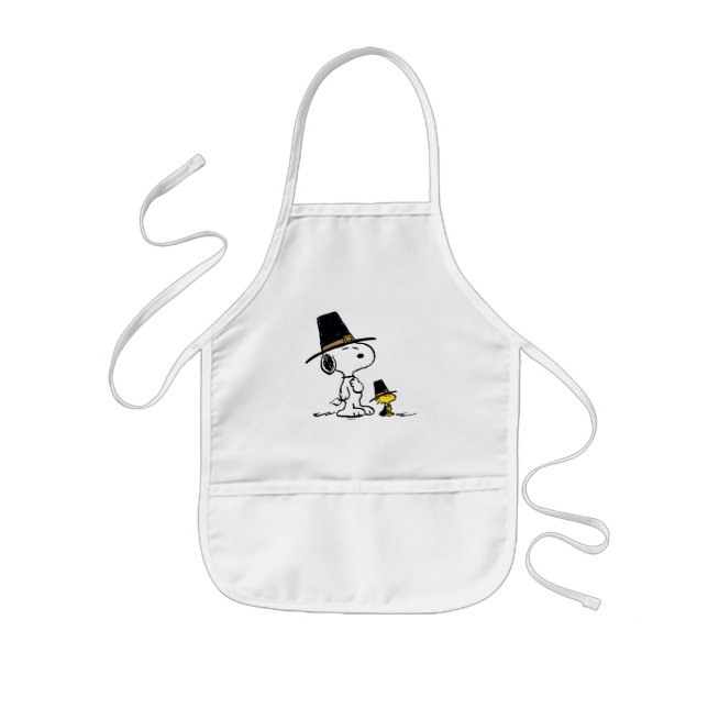 Tablier Enfant Snoopy & Woodstock Pilgrim (Devant)