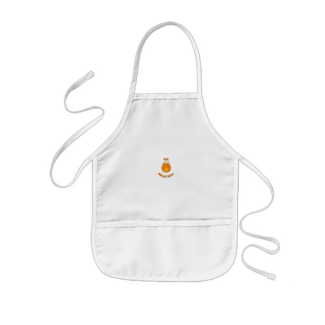 Tablier Enfant Sol Brillo Sola Logo Apron – Stylish Sun Design Ki (Devant)