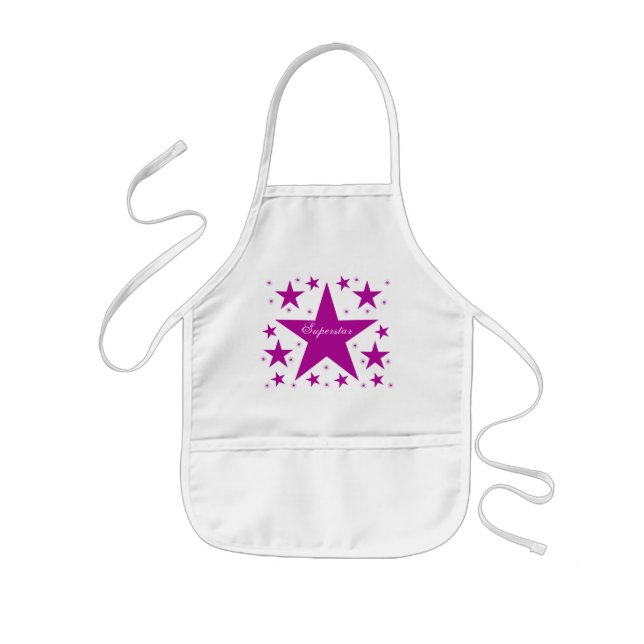 Tablier Enfant Superstar Apron, violet (Devant)