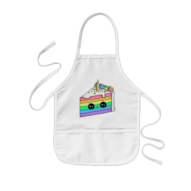 Tablier Enfant T-Shirt Gâteau d'anniversaire (Devant)