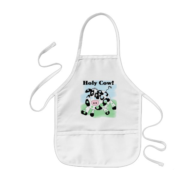 Tablier Enfant T-shirts et cadeaux saints de vache (Devant)