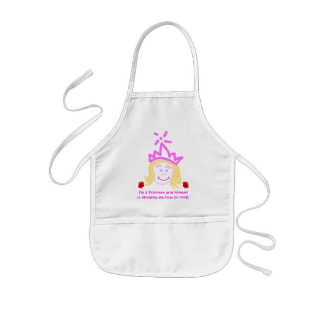 Tablier Enfant Tablier de princesse Learning To Cook (Devant)