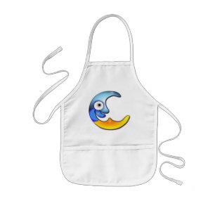 Tablier Enfant Tabon de dessin animé de la Lune