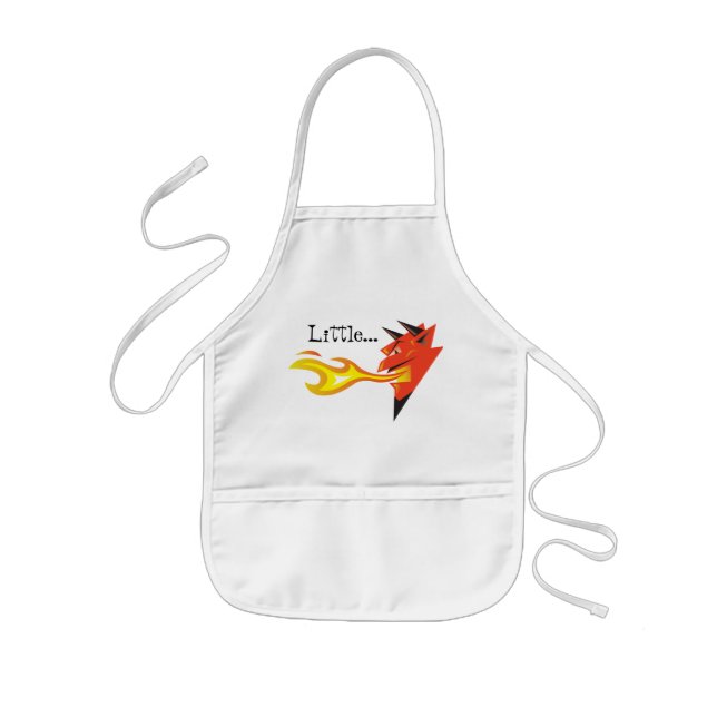 Tablier Enfant Tête du diable fière_Petit diable (Devant)
