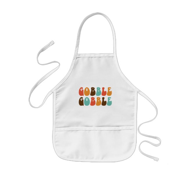 Tablier Enfant Thanksgiving Jote Gobble Gobble Apron Enfants (Devant)