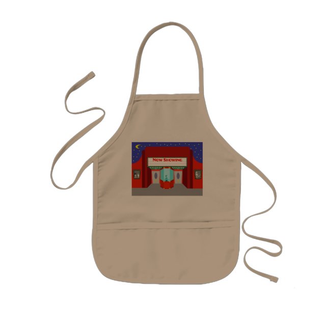 Tablier Enfant Théâtre de cinéma rétro Apron pour enfants (Devant)