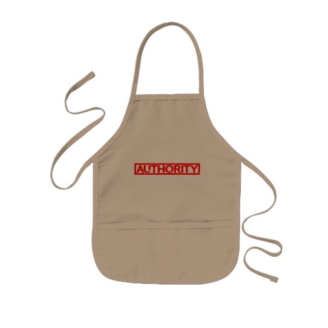 Tablier Enfant Timbre d'autorité (Devant)