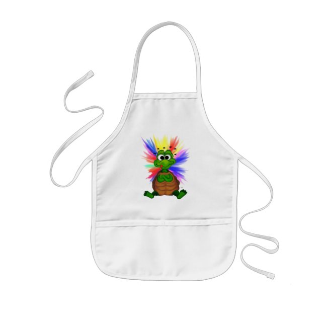Tablier Enfant Tortue verte (Devant)