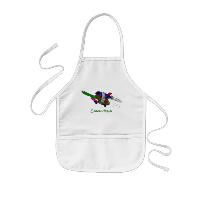 Tablier Enfant Tortue volante (Devant)