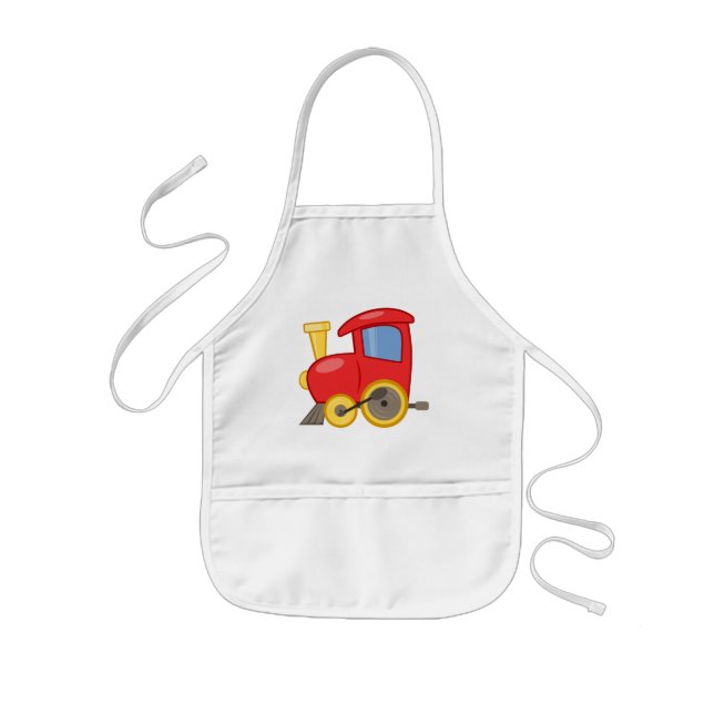 Tablier Enfant Train pour enfants (Devant)