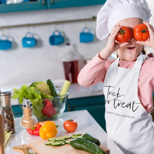 Tablier Enfant Trick and treat   Happy Halloween