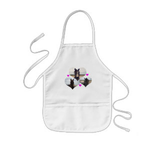 Tablier Enfant Trois Coeurs De Cheval Arabe,