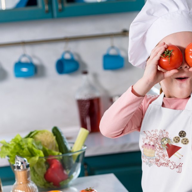 Tablier Enfant Ultra Cute Kawaii Cookies et gâteaux (Créateur téléchargé)