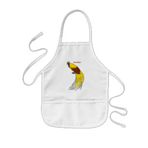 Tablier Enfant Un petit oiseau de paradis