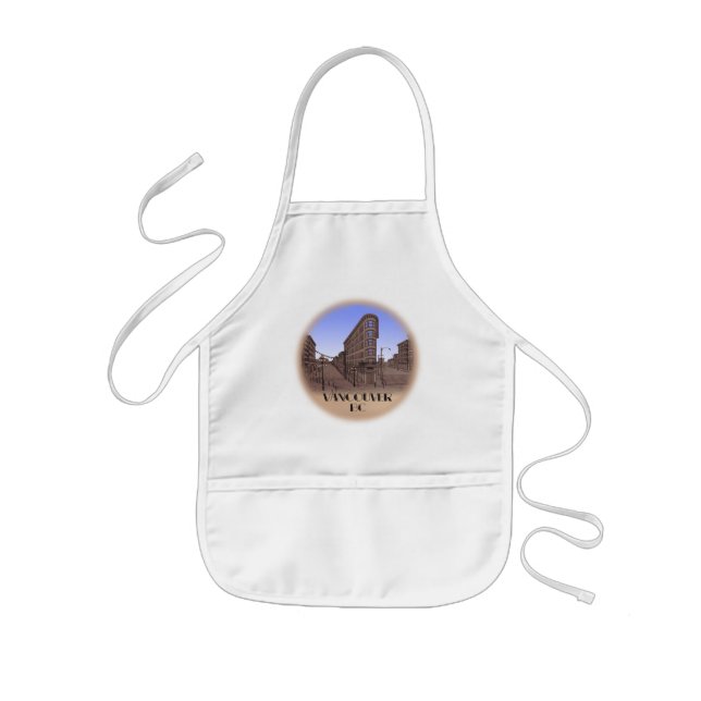 Tablier Enfant Vancouver Canada Souvenir Apron et cadeaux de Cuis (Devant)
