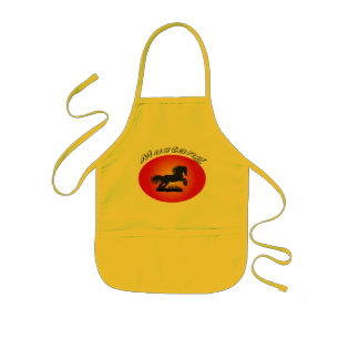 Tablier Enfant Varech de marmelade pour des amants de cheval